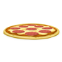Image d'une pizza avec un fond transparent